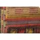 Vintage Turkish Hand-Knotted Wool Cotton Yellow Kilim Runner Rug 136x307