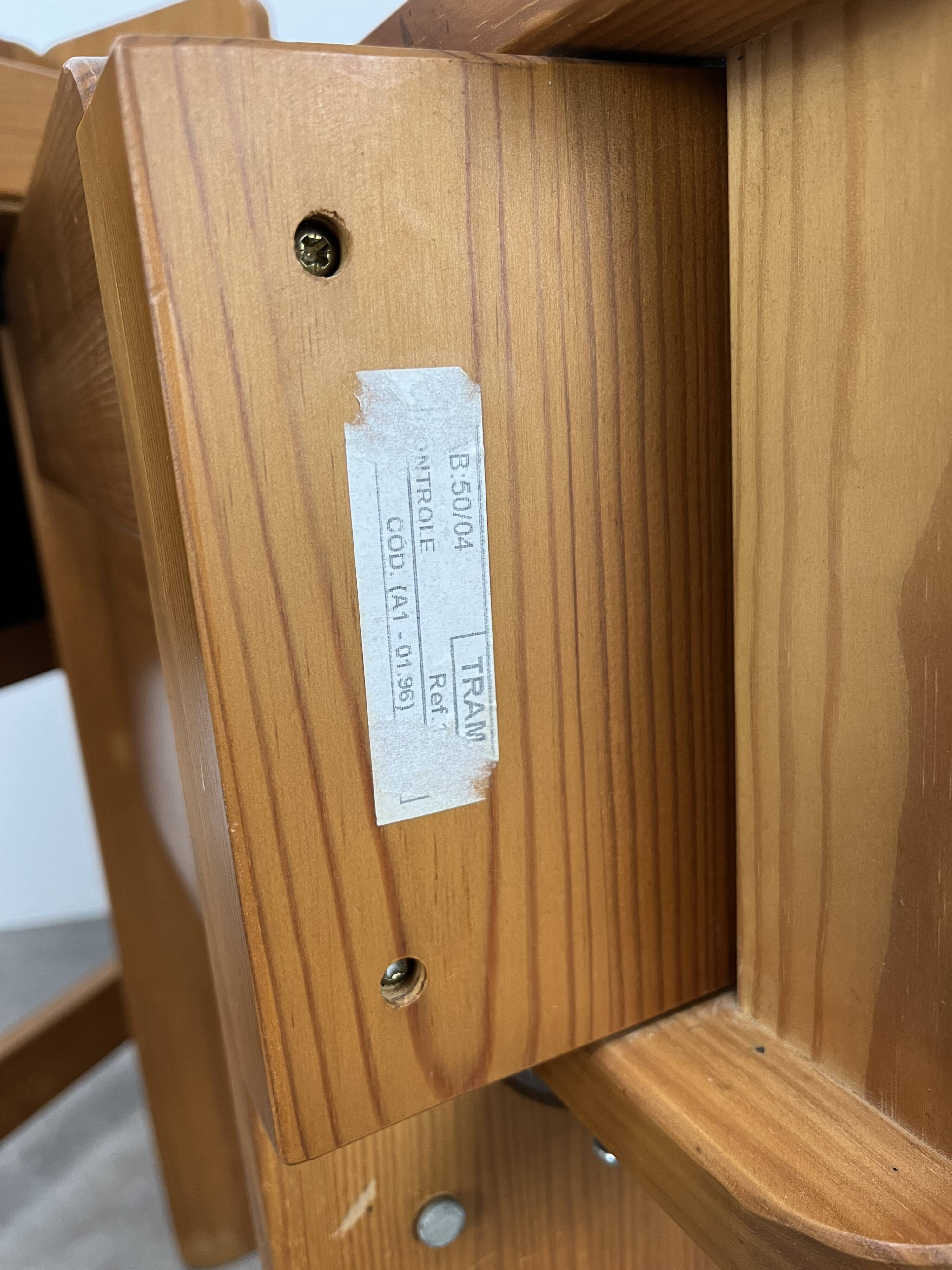 Trama folding pine children's desk, desk