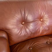 Vintage Danish mid-century Svend Skipper leather club chair 1970s