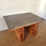 Grey marble coffee table
