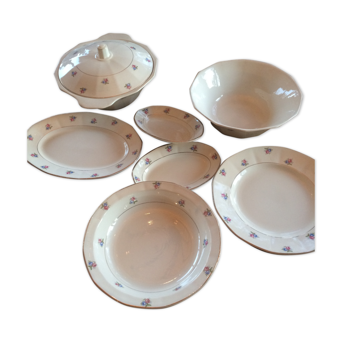 Lot of Digoin serving dishes