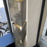 80s perforated metal floor lamp