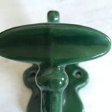 Pair of enamelled cast iron pads