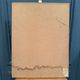 Oil on cardboard modern composition by François de Chabot 1960-70