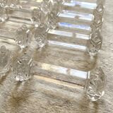 Antique glass knife holder