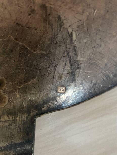 Louche antique silver-plated estimated date 18th century.