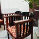 6 art nouveau armchairs