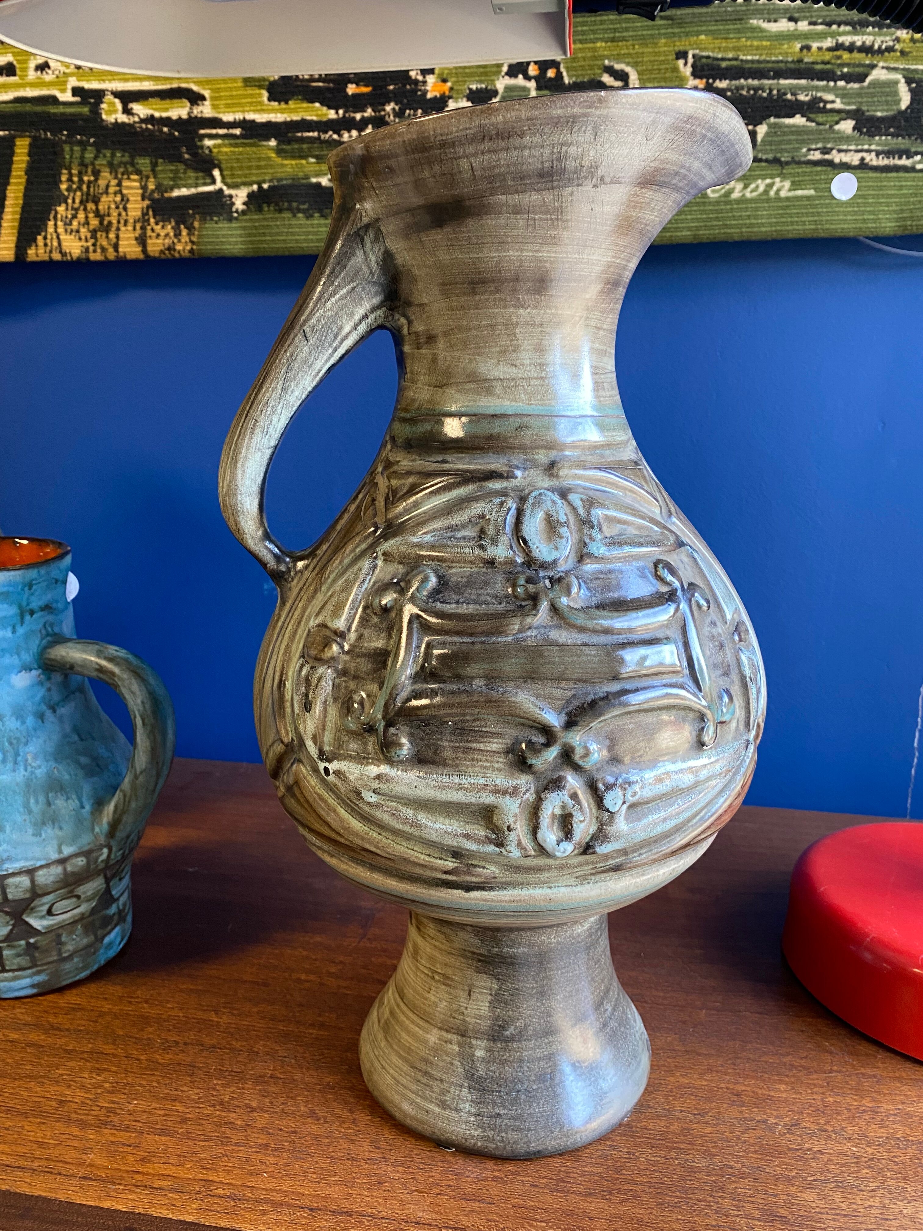 Jean Delespinasse ceramic pitcher