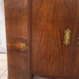 Art Deco walnut burl buffet