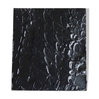 Painting, textured black painting by Vincent Dufresne, 2013.