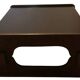 Scandinavian coffee table in brown wood from the 60s and 70s