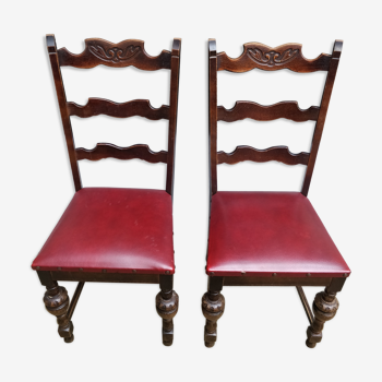 Carved royal chairs