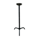 Bougeoir pique cierge brutaliste fer forgé 69 cm