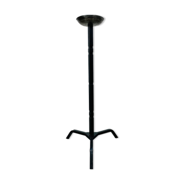 Candle holder stings brutalist wrought iron 69 cm