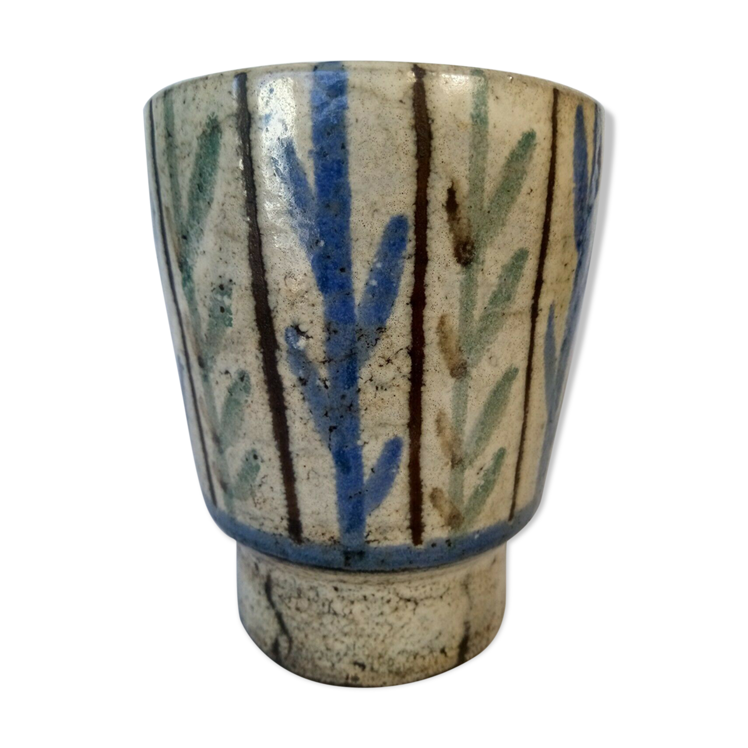 Vase on Talon Vallauris The Wall Gustave Reynaud ceramic