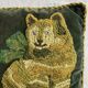 Coussin vintage en velour