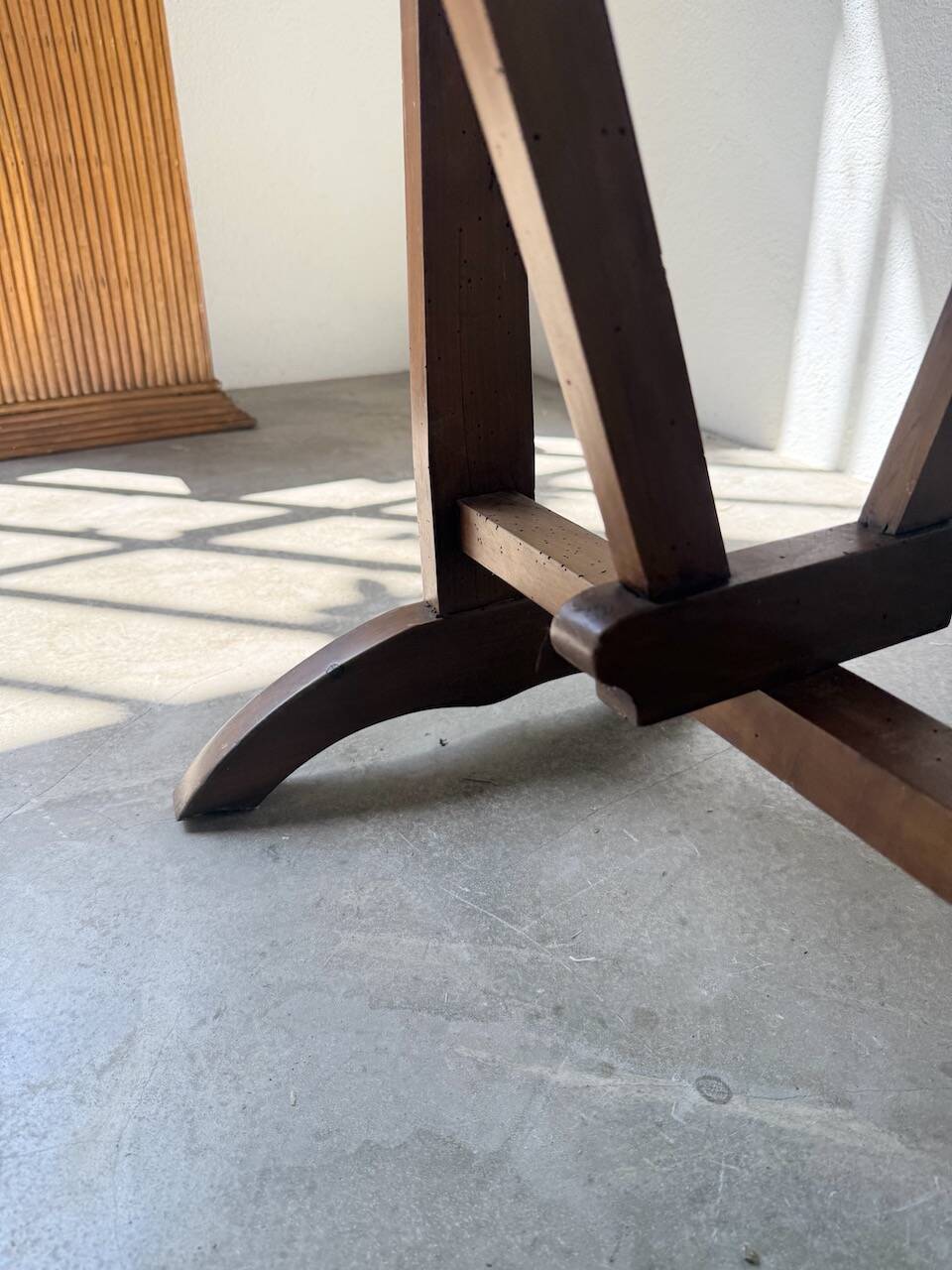 1950s oak winegrower's table