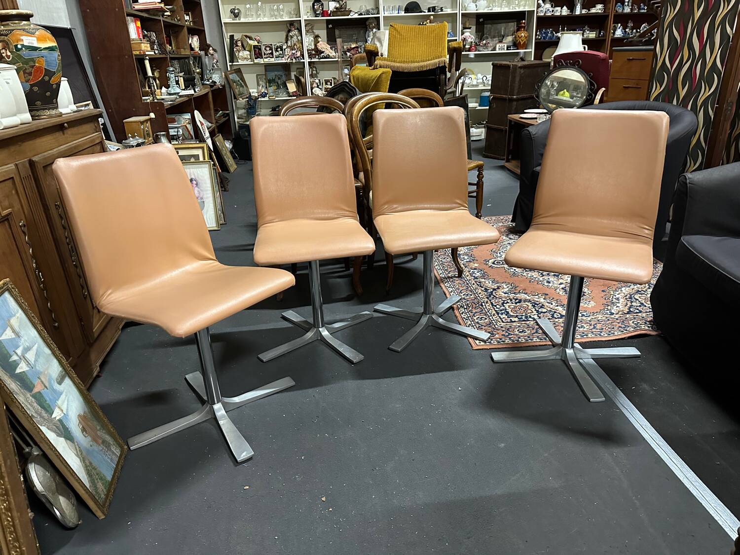 Série de 4 chaises vintage