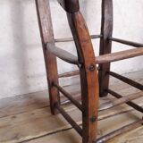 Old country folk art armchair