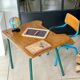 Desk and school chair set
