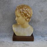 Antique wax bust