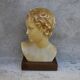 Antique wax bust