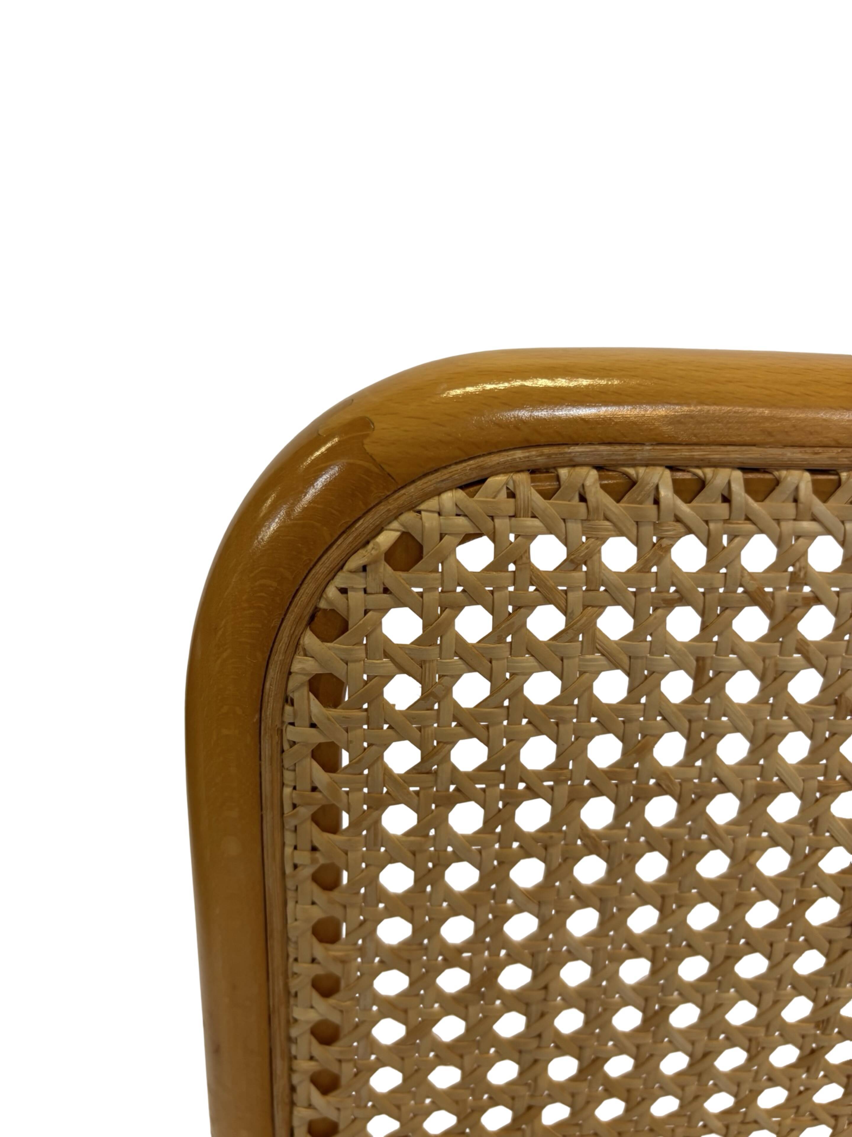 Set of 4 chairs Cesca B32 designed by Marcel Breuer design made in Italy