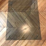 Table basse en verre designer Marie-Henri