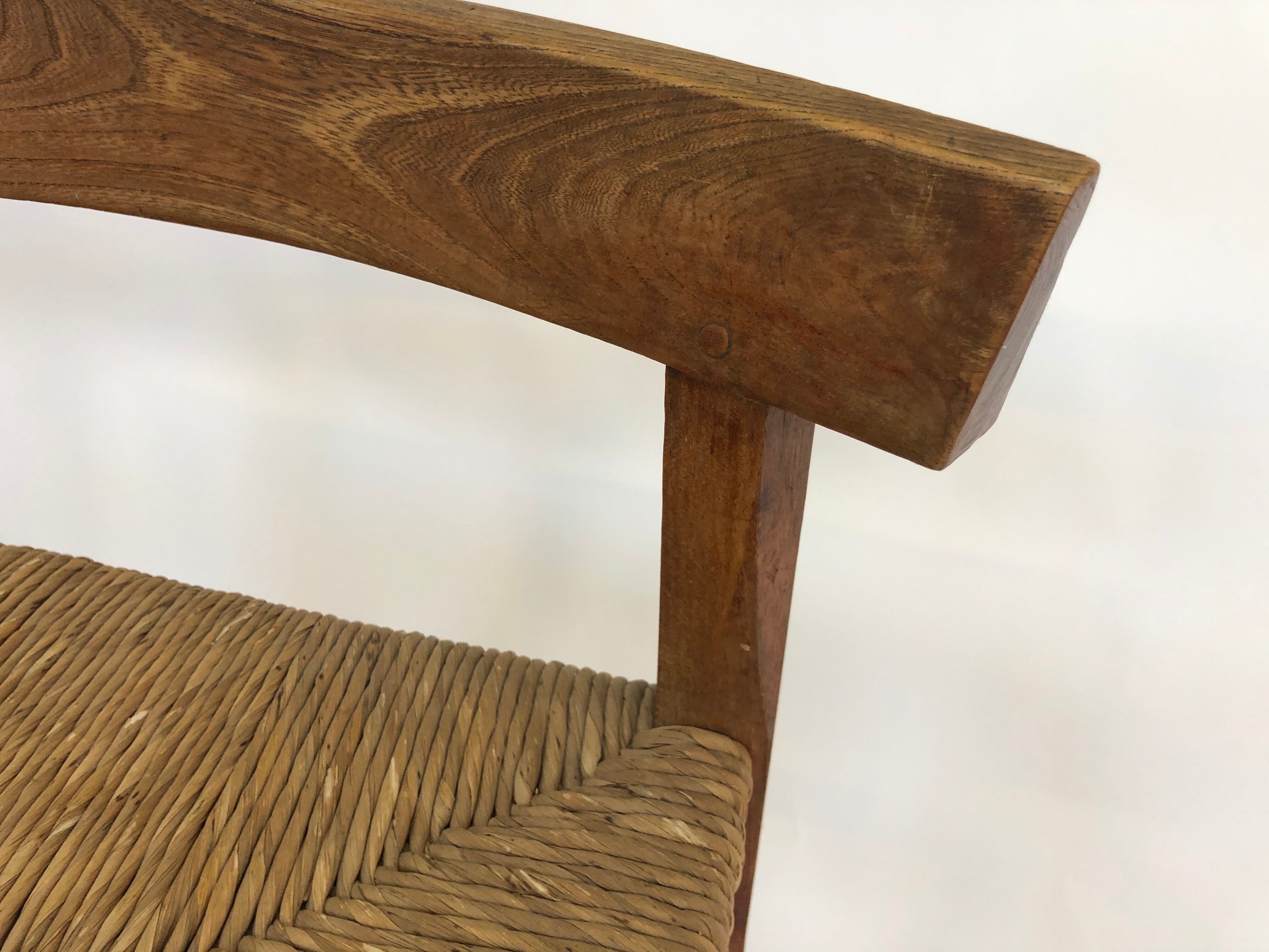 Minimalist wooden bar stool 40-50s