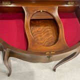 Dressing table half-moon marquetry