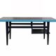 Mid-century coffee table in painted blue and navy wood, 1950s design from the Czech Republic.
