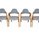 Set of 4 teak chairs by Kai Kristiansen for Sva Møbler Danish Design 60s 70s