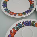 Set of 6 Villeroy & Boch gourmet plates - Acapulco model