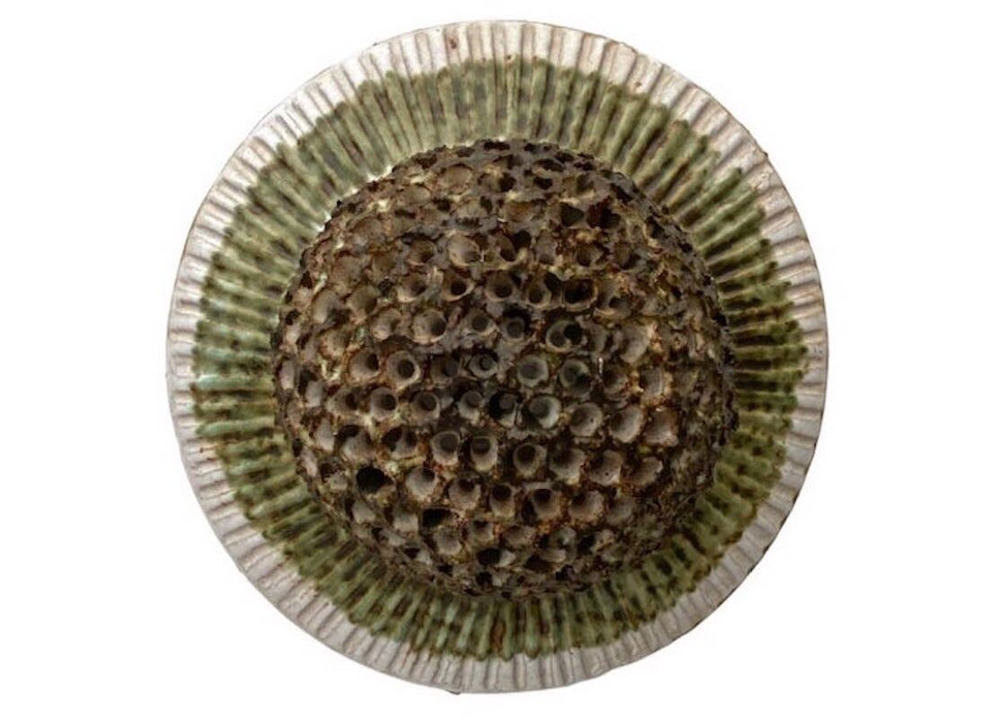 Mid-century ceramic wall lam