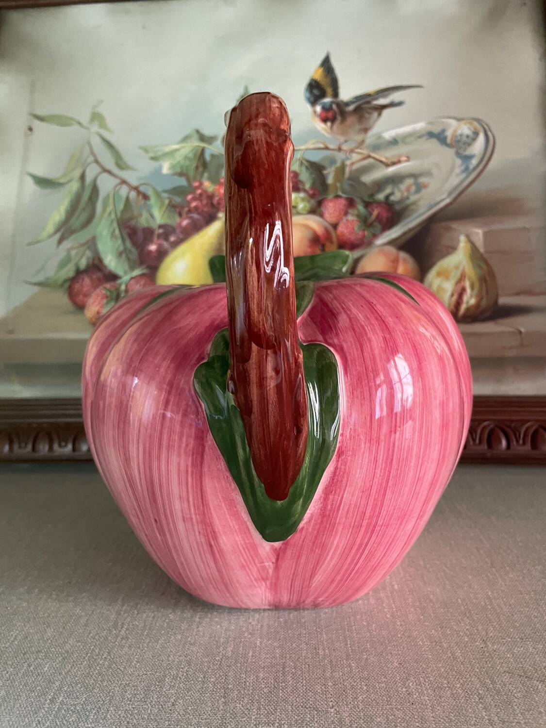 Vintage Tomato Pitcher