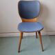 Baumann chair in vintage wood seat skai model N°800 Max Bill