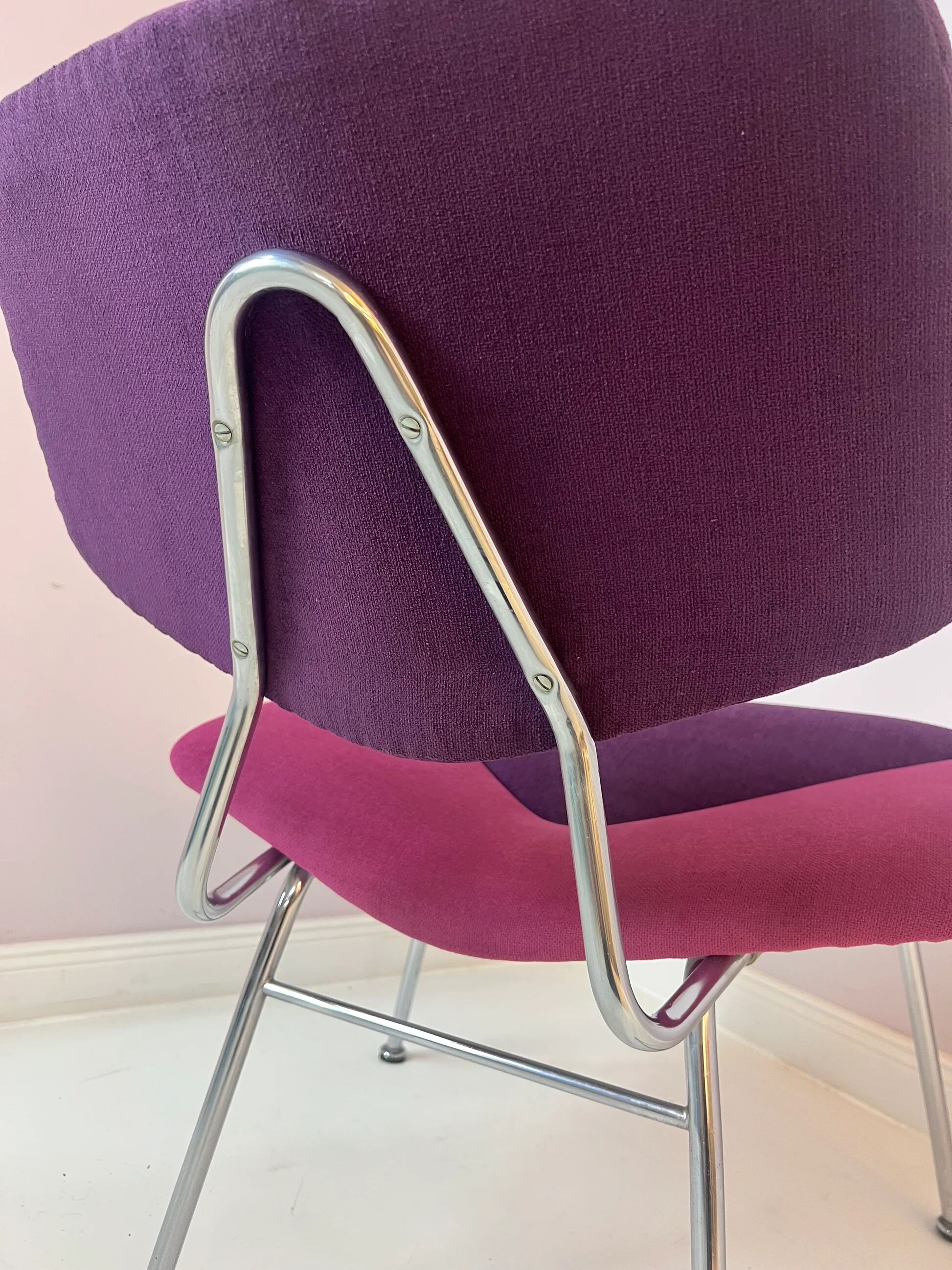 Vermund VL 135 armchair purple pink chrome