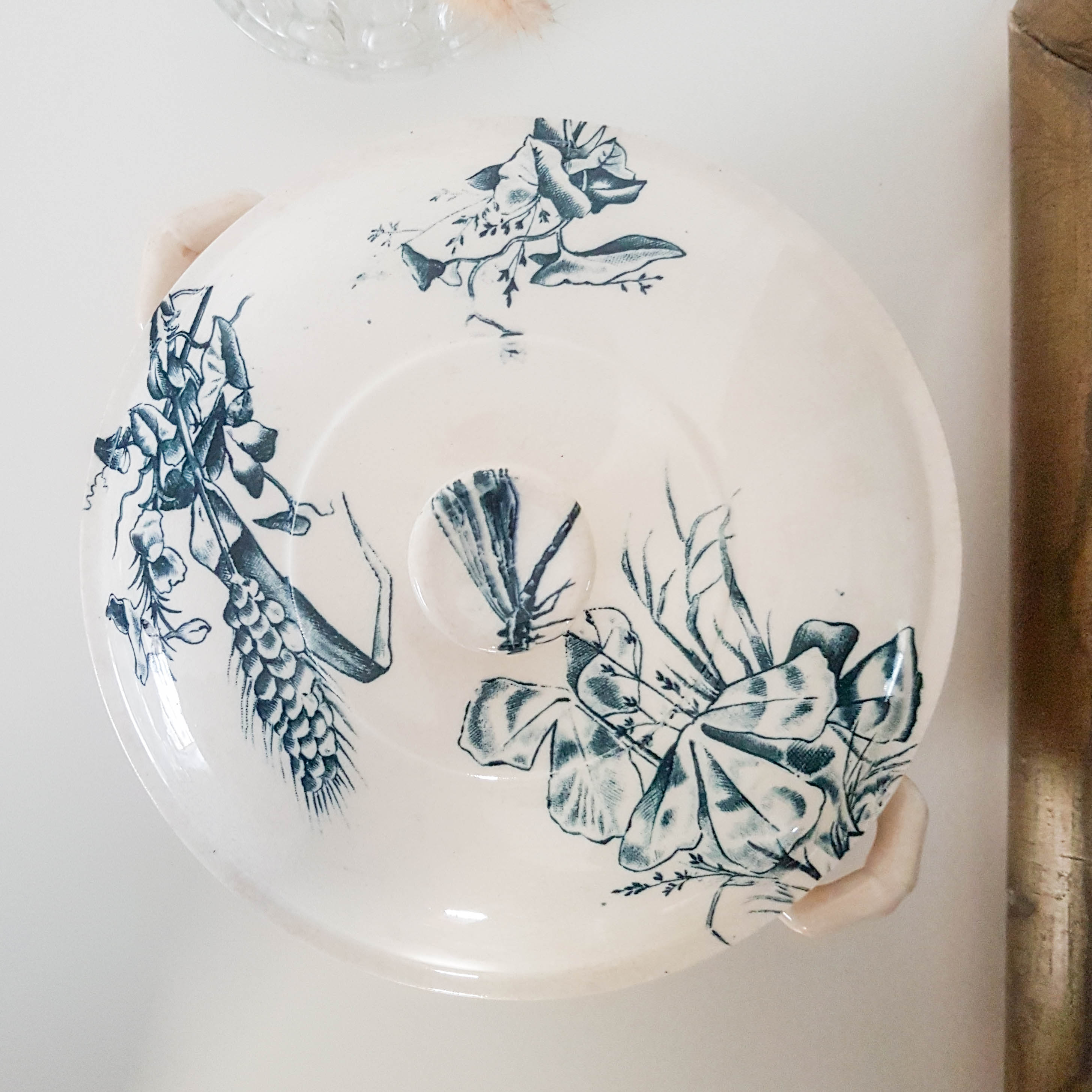 Ancient terrine in earthenware