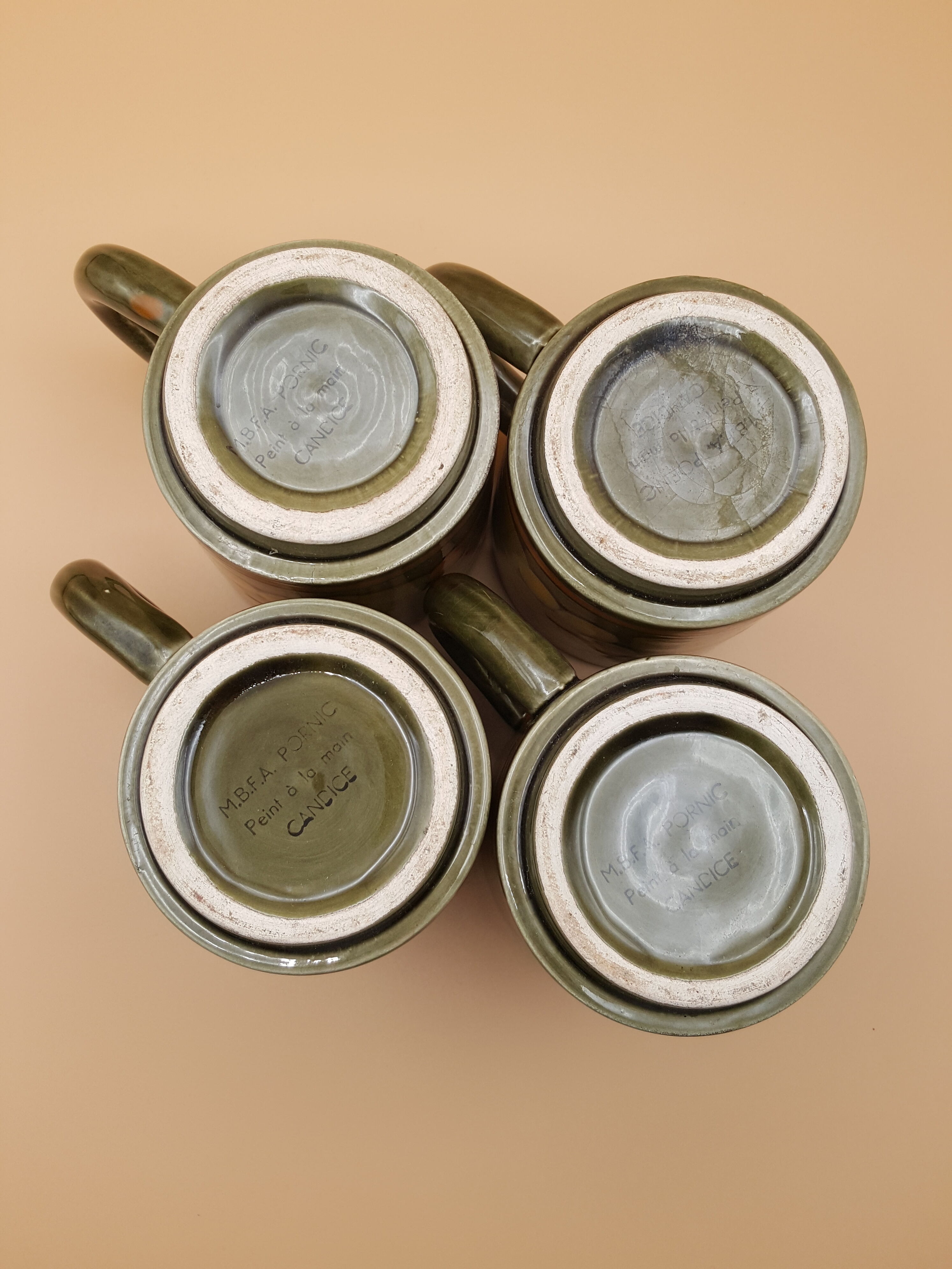 4 cups mug MBFA Pornic model Candice