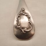 3 ladles in silver metal