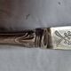 Art deco silver cake knife