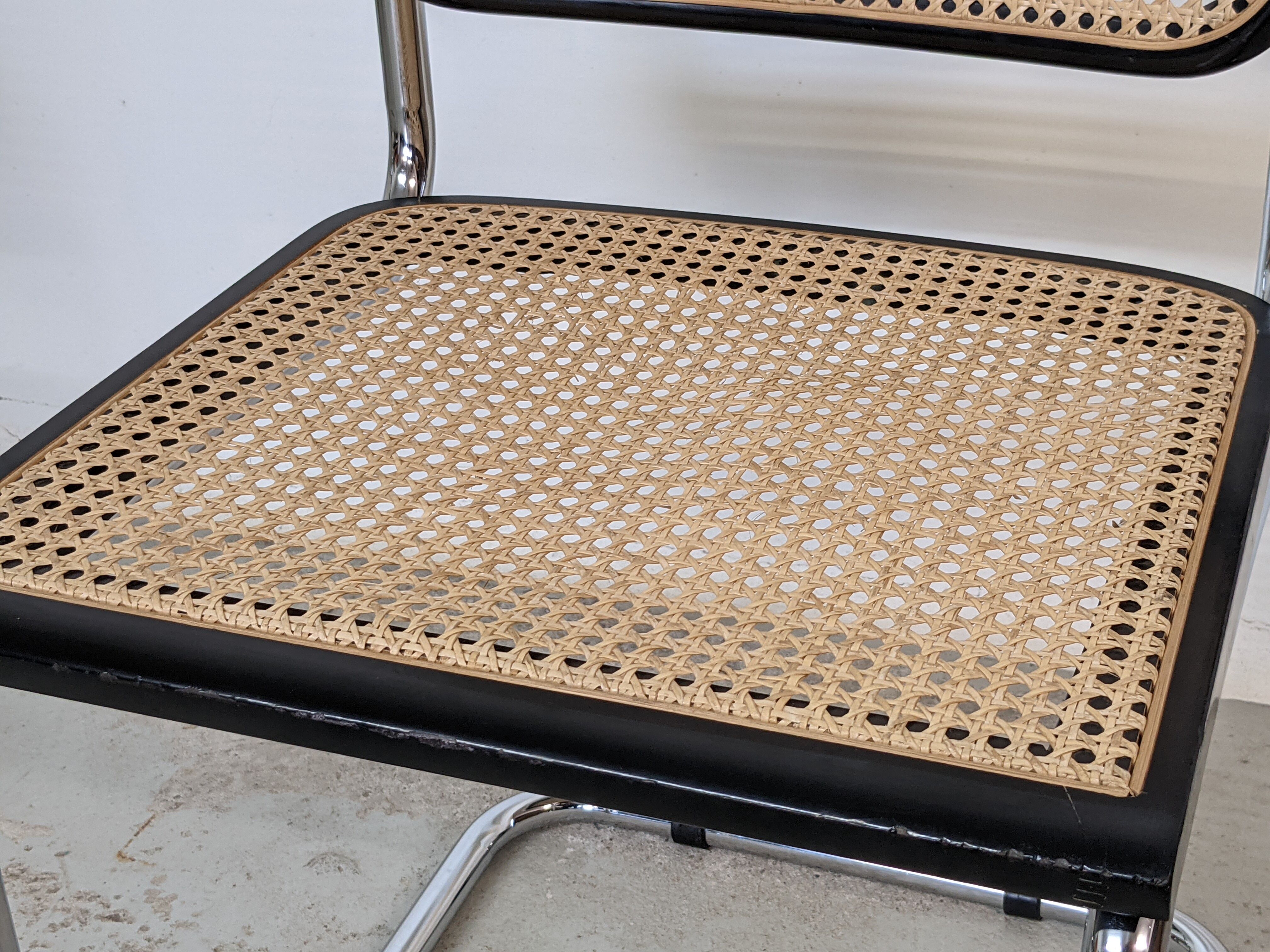 Pair of chairs Cesca B32 Marcel Breuer - 70s