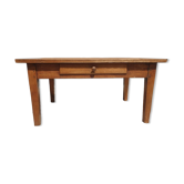 Table basse campagne en Noyer 1 tiroir