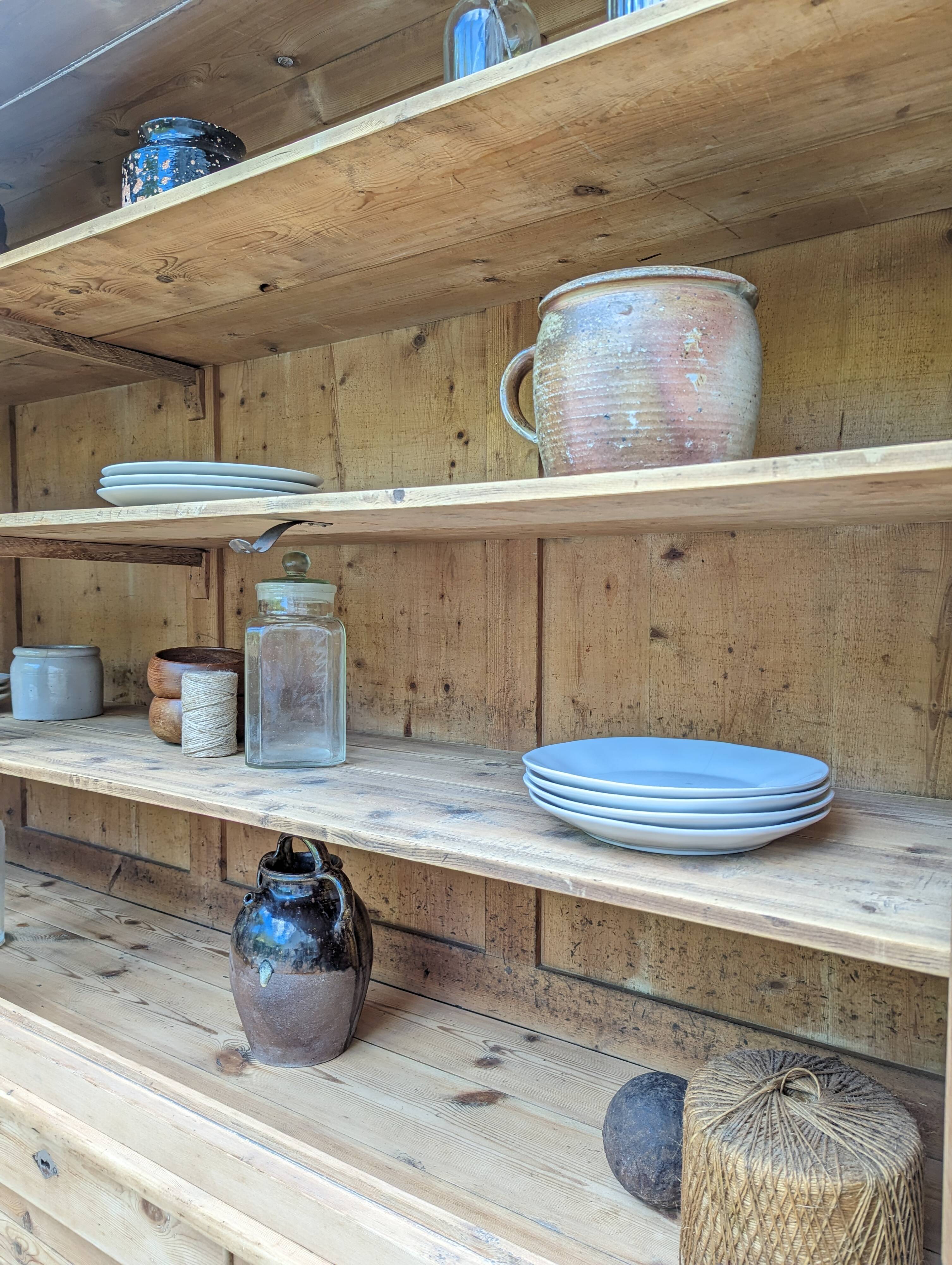 Old glazed furniture