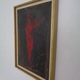 After Marino Marini, Dancer, 1960s, Artwork on Wood