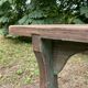 Old patinated farmhouse bench