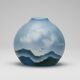Vase en porcelaine Virebent – paysage minimaliste, France, années 1970