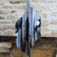 Suspension in chromed metal 3 lights 70s