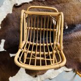 Rocking-chair en rotin enfant