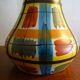 Vase Keraluc Quimper vintage 60's 70's with geometric decorations